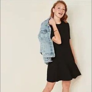 Rib-Knit Fit & Flare Dress